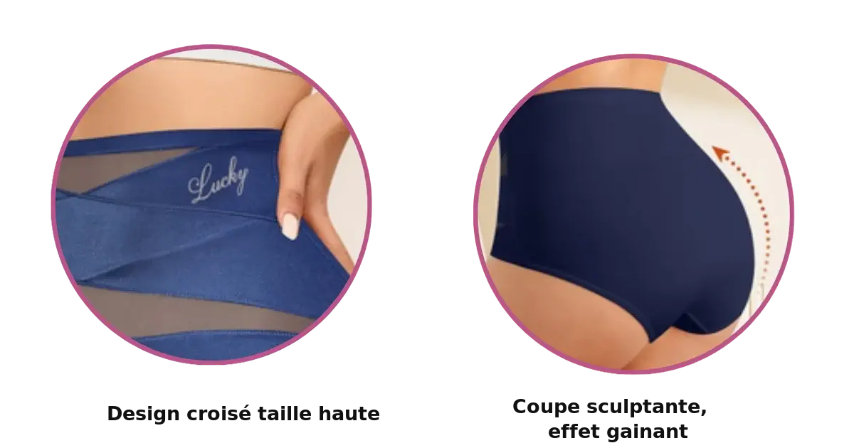 Détails de la culotte gainante ORYVÈLE
