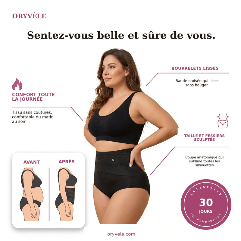 Culotte gainante taille haute ORYVÈLE